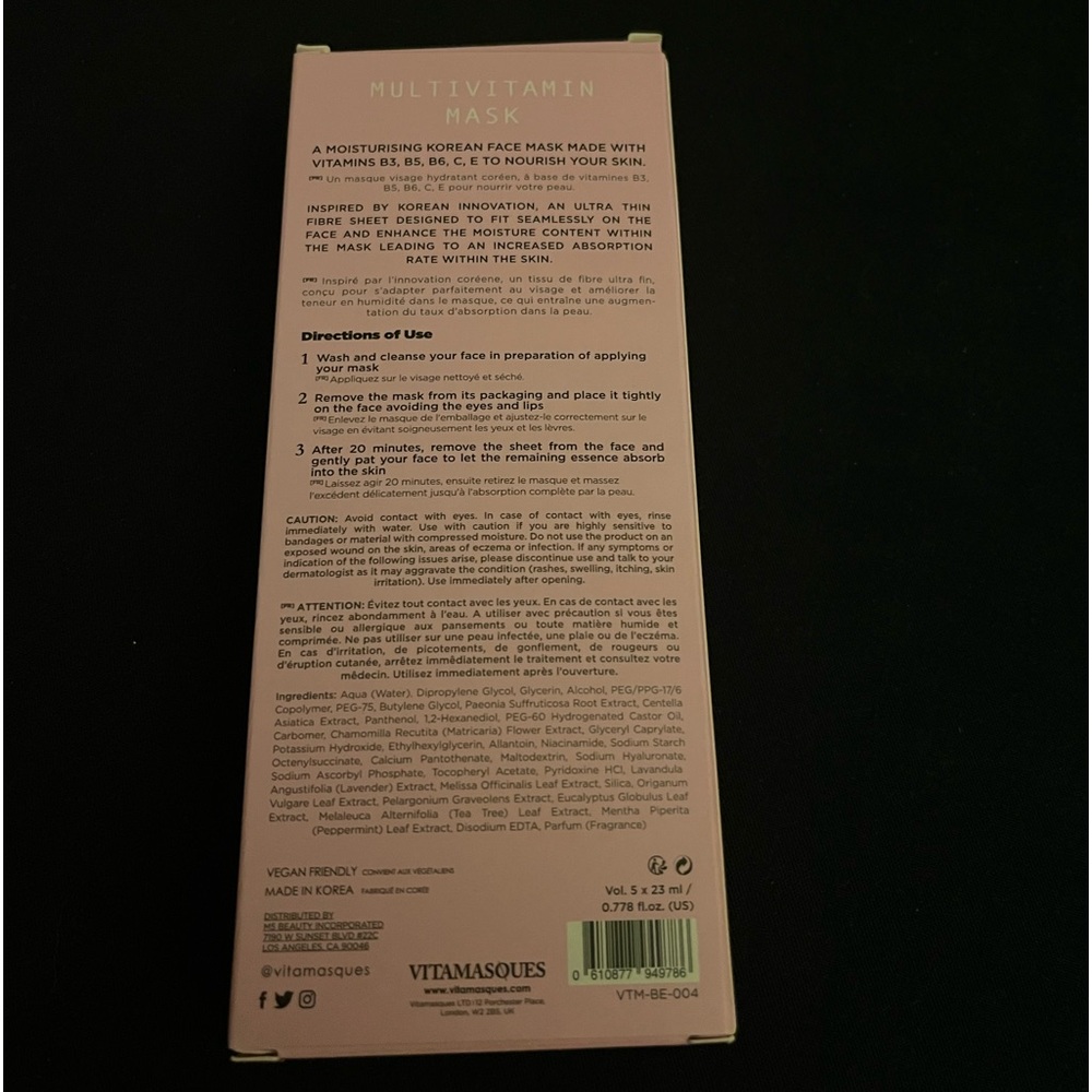 Vitamasques-Five Count - Picture 2 of 3